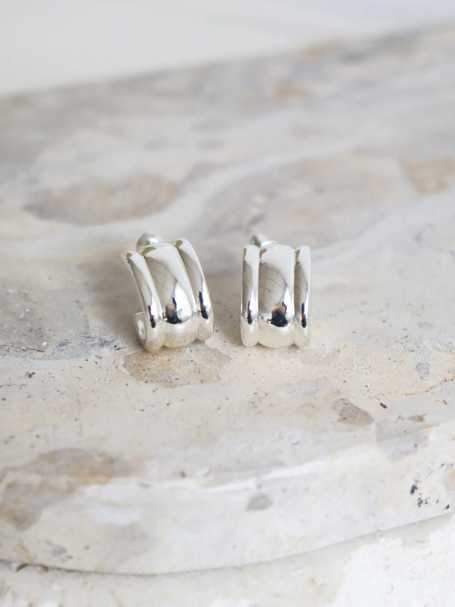 Angels Whisper - L&S Kaia Everyday Sterling Silver Plated Earrings