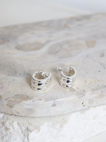 Angels Whisper - L&S Kaia Everyday Sterling Silver Plated Earrings