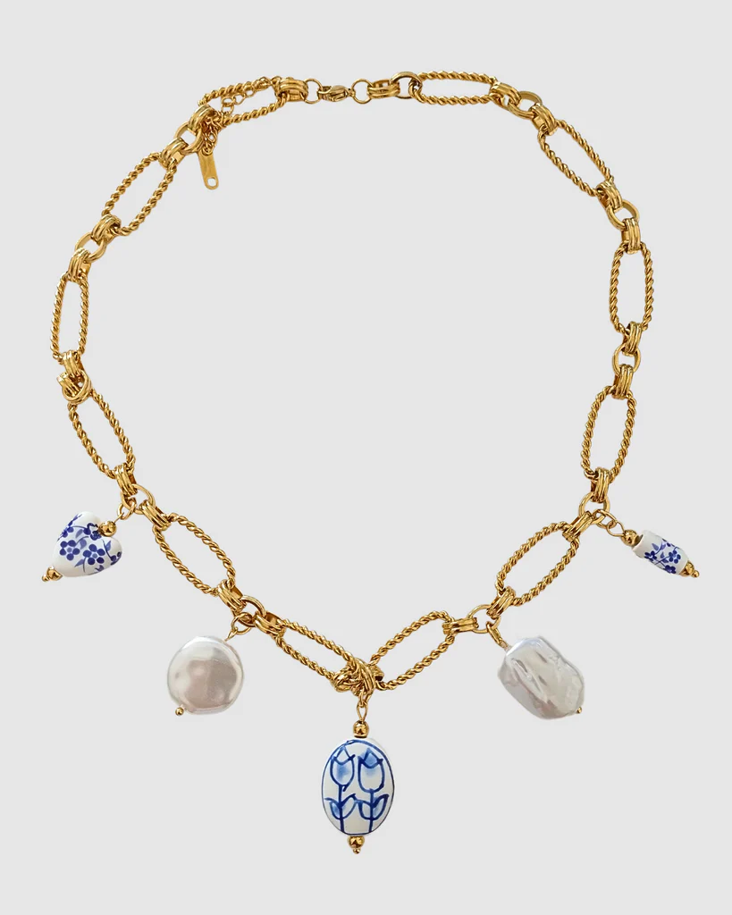 Miz Casa & Co - Lenore Charm Necklace - Gold