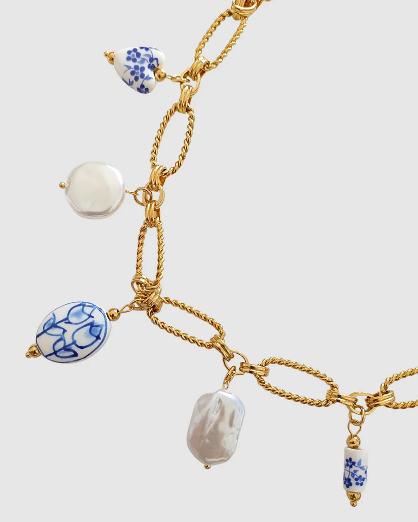 Miz Casa & Co - Lenore Charm Necklace - Gold