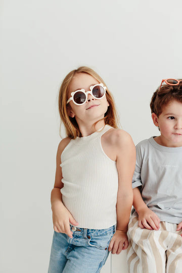 Little Drop - Kids Bear Shades (Bone White)