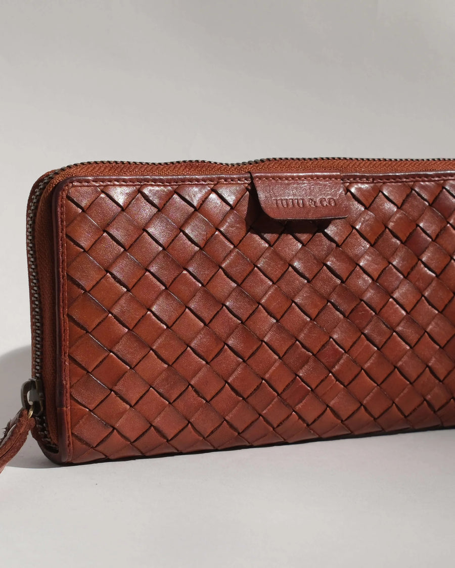 Juju & Co - Large Basque Wallet Amber