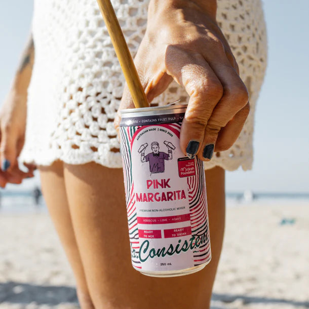 Mr Consistent - LOCAL PICK UP ONLY - PINK MARGARITA COCKTAIL CANS 4 Pack