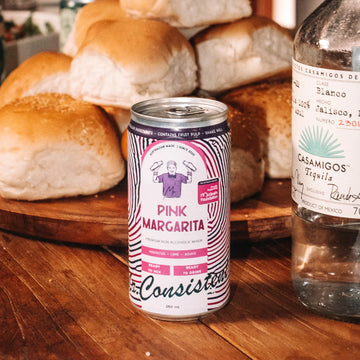 Mr Consistent - LOCAL PICK UP ONLY - PINK MARGARITA COCKTAIL CANS 4 Pack