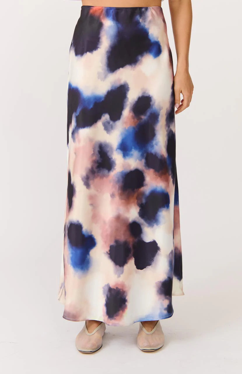 Cartel & Willow - Millie Slip Skirt - Ink Dye