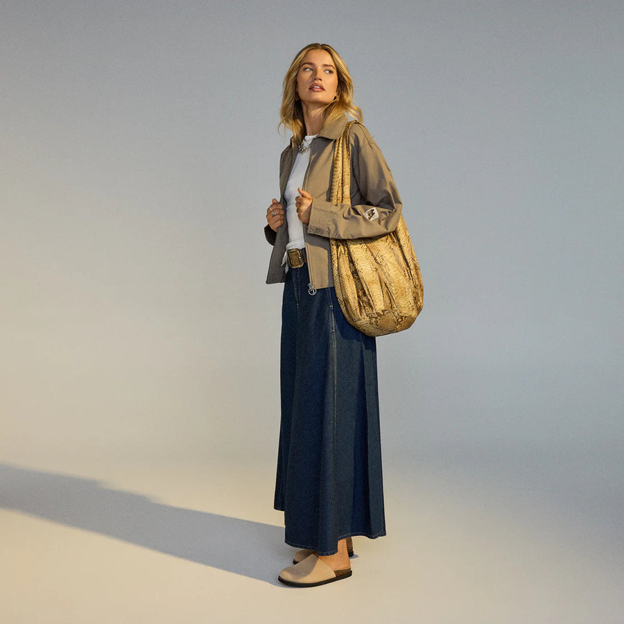 Rollie - Mills Mule - Camel Suede