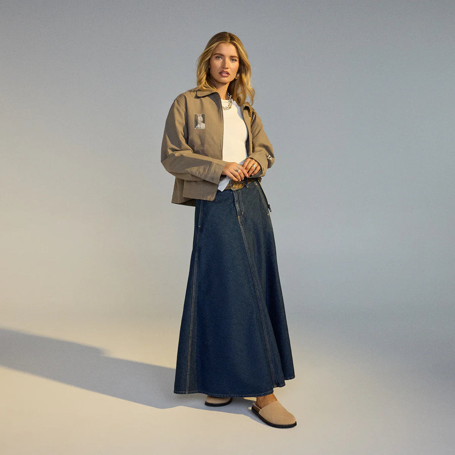 Rollie - Mills Mule - Camel Suede