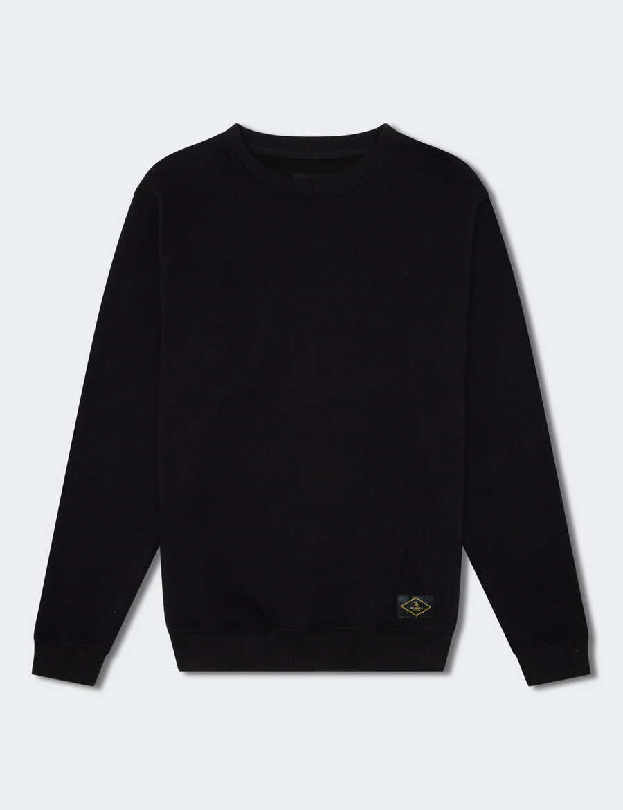 Mr Simple - Simple Fleece Crew - Black