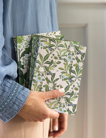 Bespoke Letterpress - Pocket Notebook - Summer Garden (Lined)