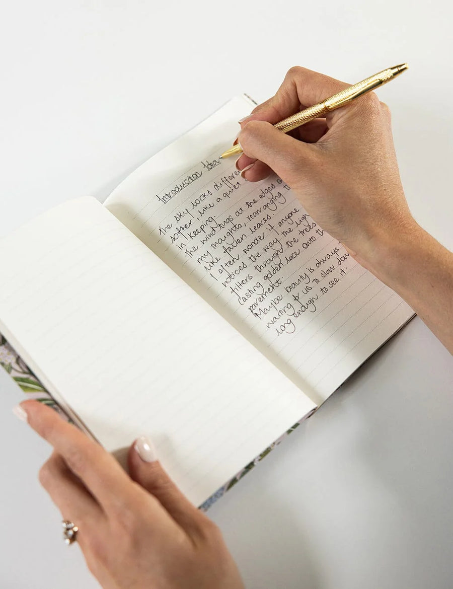 Bespoke Letterpress - Pocket Notebook - Summer Garden (Lined)