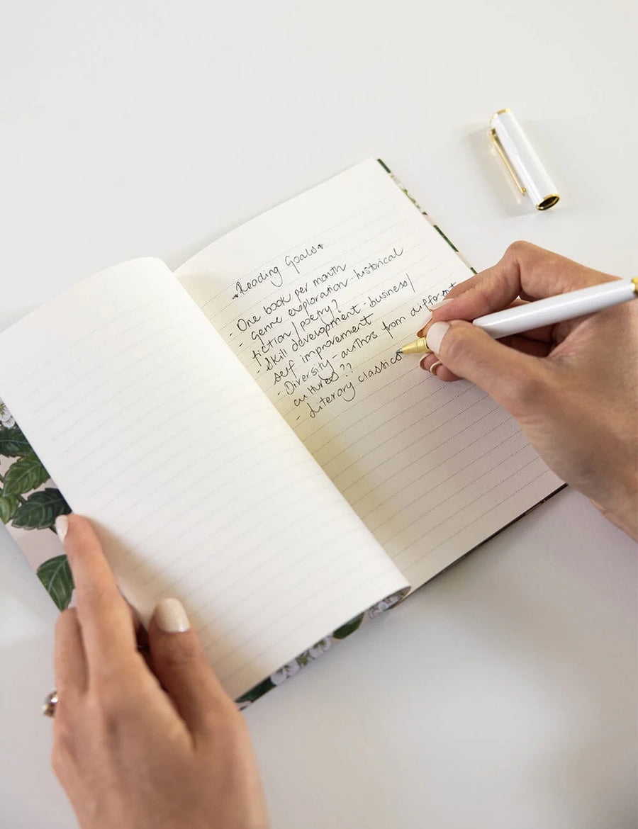 Bespoke Letterpress - Pocket Notebook - Hydrangea (Lined)