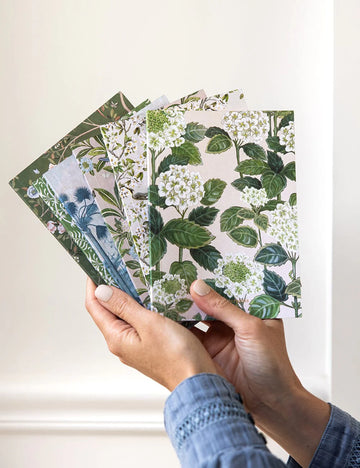 Bespoke Letterpress - Pocket Notebook - Hydrangea (Lined)