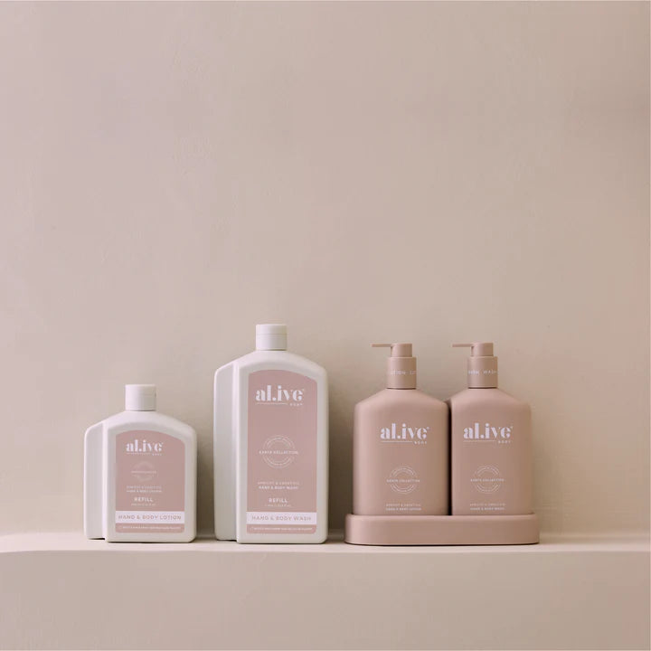 Al.ive Body - Lotion Refill - Apricot & Sweet Fig - 650ml
