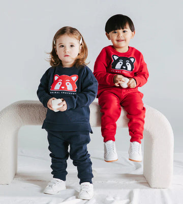 Animal Crackers - Contrast Raffi Pant - Navy