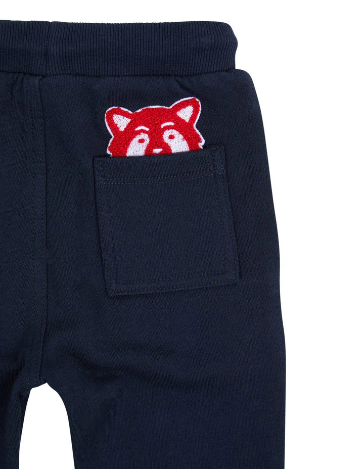 Animal Crackers - Contrast Raffi Pant - Navy
