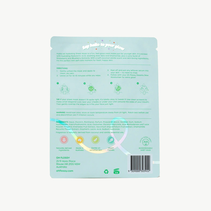 Oh Flossy - Hydra Hit Hydrating Coconut Mask