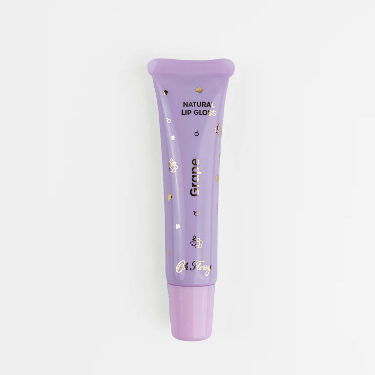 Oh Flossy - Individual Natural Lip Gloss - Grape