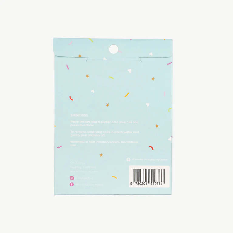 Oh Flossy - Nail Stickers - Sky