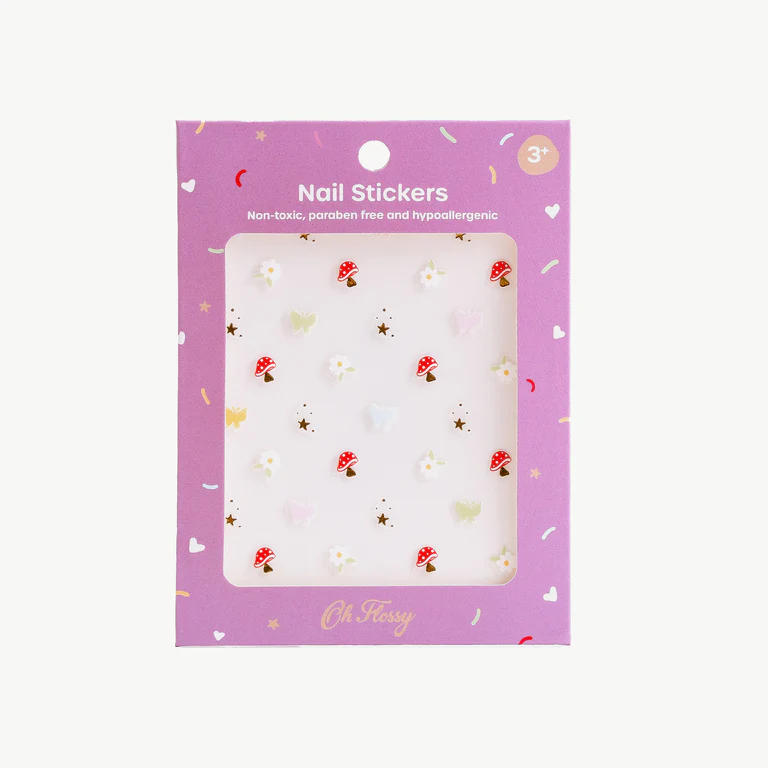 Oh Flossy - Nail Stickers - Magic Garden