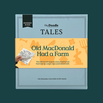 HeyDoodle - Old MacDonald Had a Farm Tales - Reusable Colouring Book