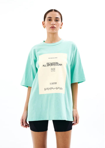 P.E Nation - Full Out Tee - Aqua