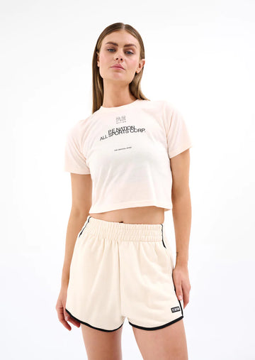 P.E Nation - Parallel Tee - Pearled Ivory