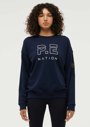 P.E Nation - Heads Up Sweat - Dark Navy