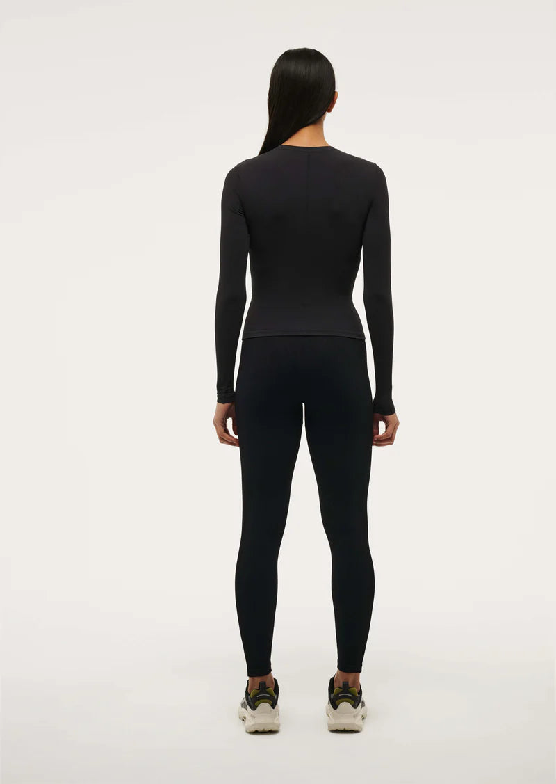 P.E Nation - FOUNDATION LONG SLEEVE TOP IN BLACK