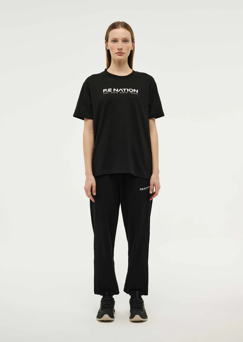 P.E Nation - AERO SHORT SLEEVE TEE IN BLACK