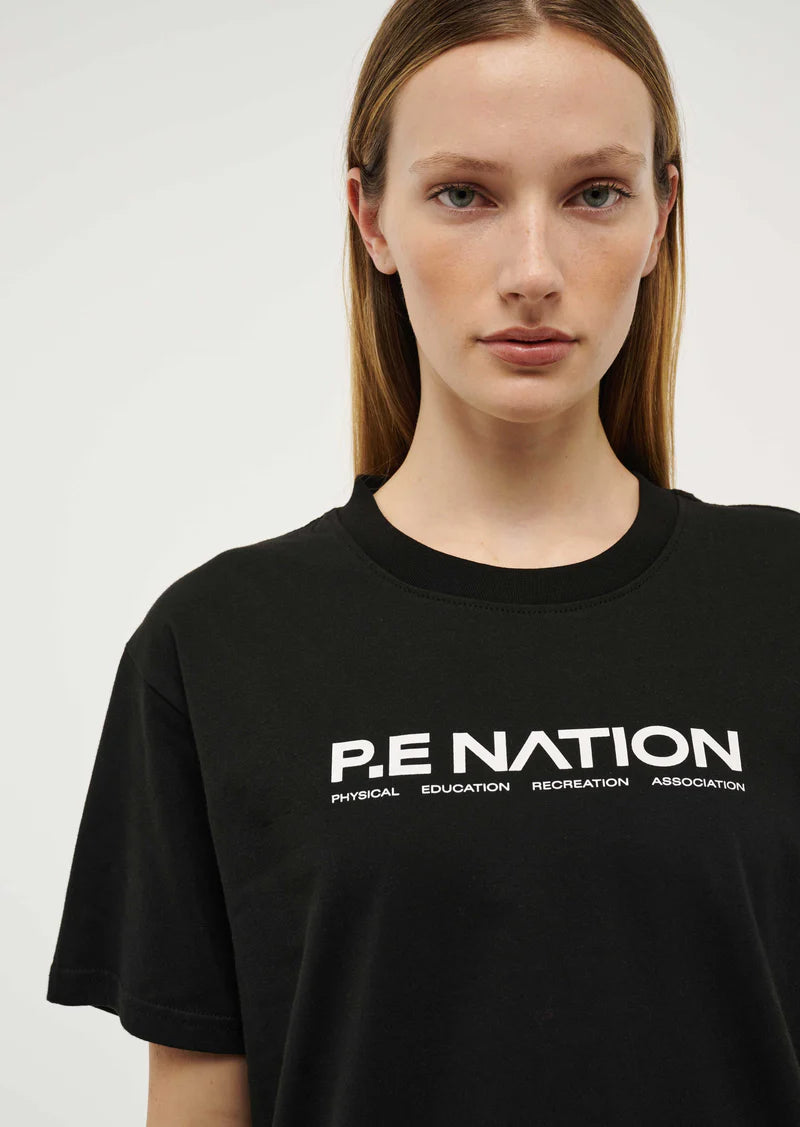 P.E Nation - AERO SHORT SLEEVE TEE IN BLACK