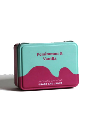 Grace & James - PERSIMMON & VANILLA - AROMATIC BAR SOAP 110G