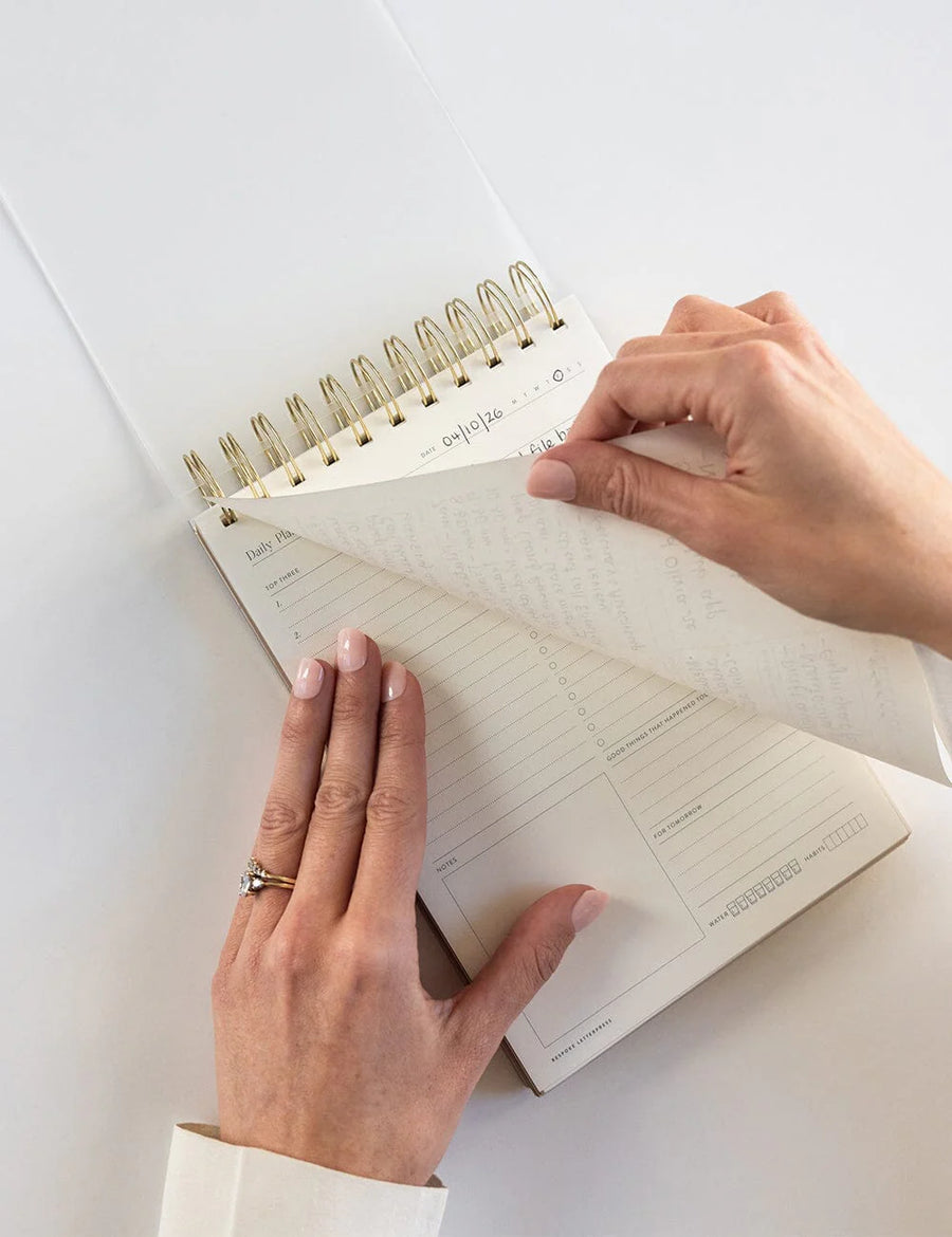 Bespoke Letterpress - Daily Planner Ringbound Notepad