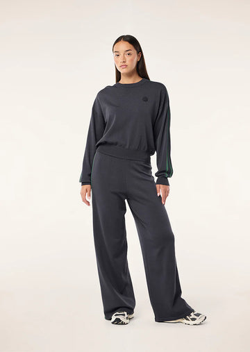 P.E Nation - RETREAT KNIT PANT IN CAVIAR