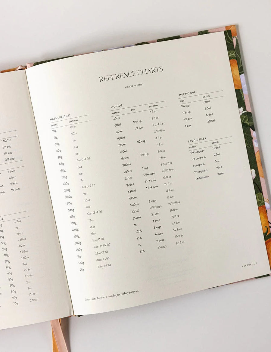 Bespoke Letterpress - Heirloom Recipe Book Journal - Peaches