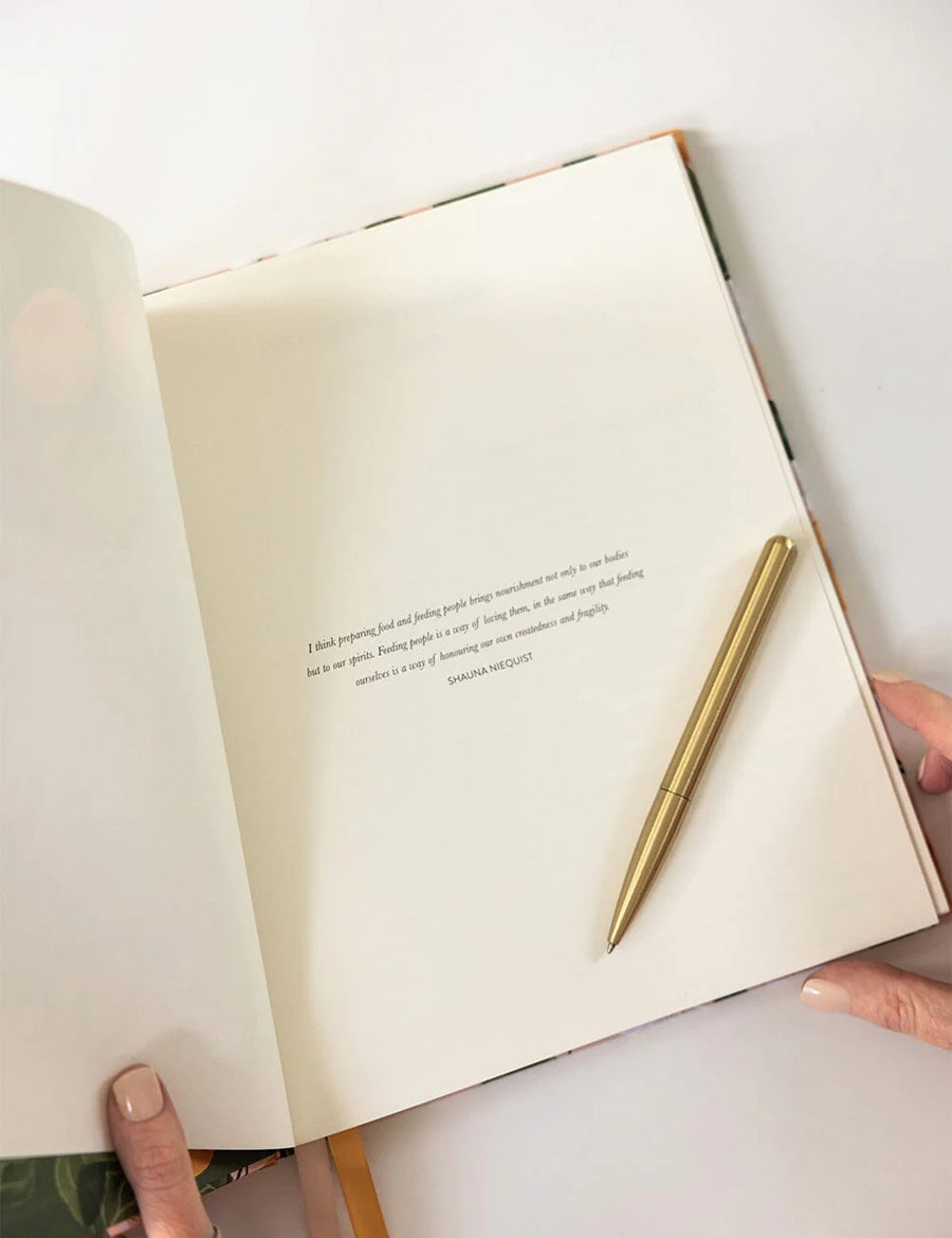 Bespoke Letterpress - Heirloom Recipe Book Journal - Peaches
