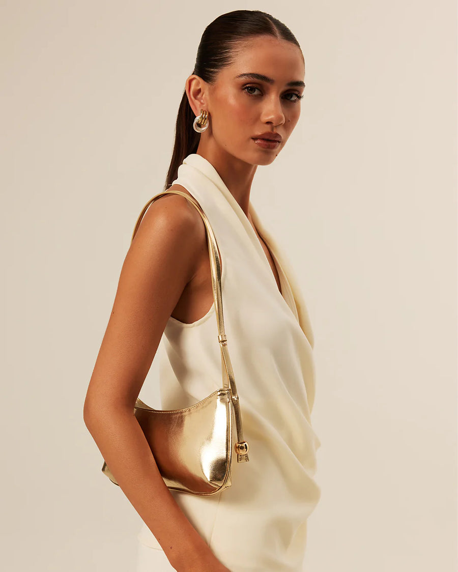 Billini - Rosabelle Shoulder Bag - Gold Metallic