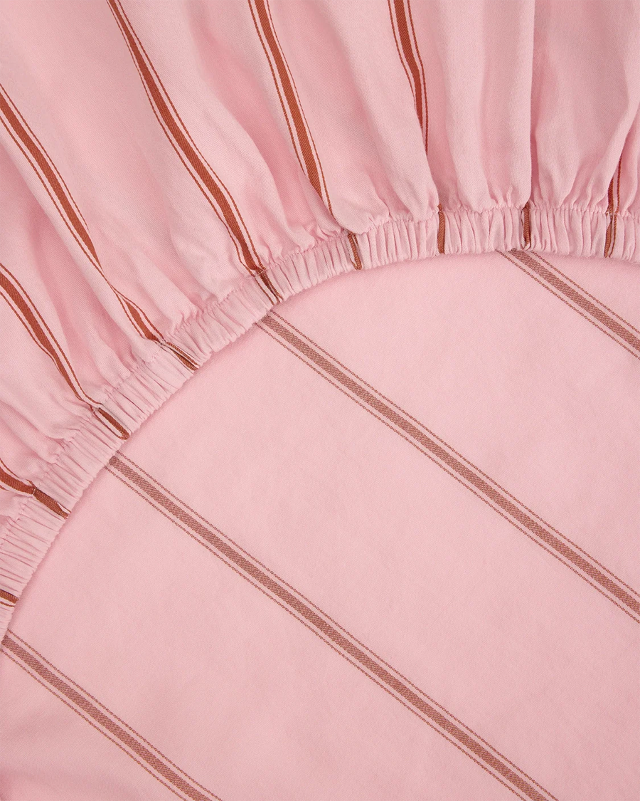 Hommey - Fitted Sheet - Rose - Queen