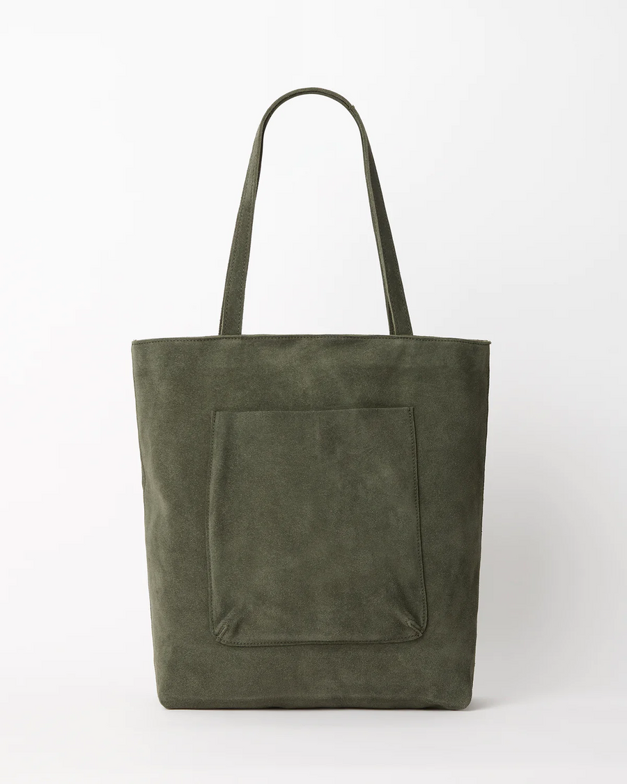 Juju & Co - Suede Everyday Tote - Olive