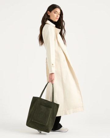 Juju & Co - Suede Everyday Tote - Olive