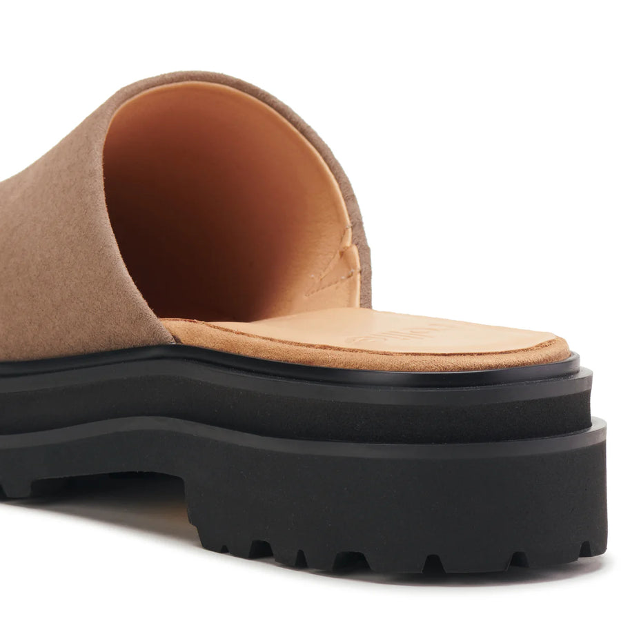 Rollie - Mule Step Taupe/Blk