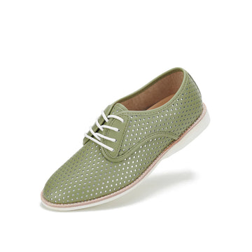 Rollie - Derby Punch Overlay Olive/Silver