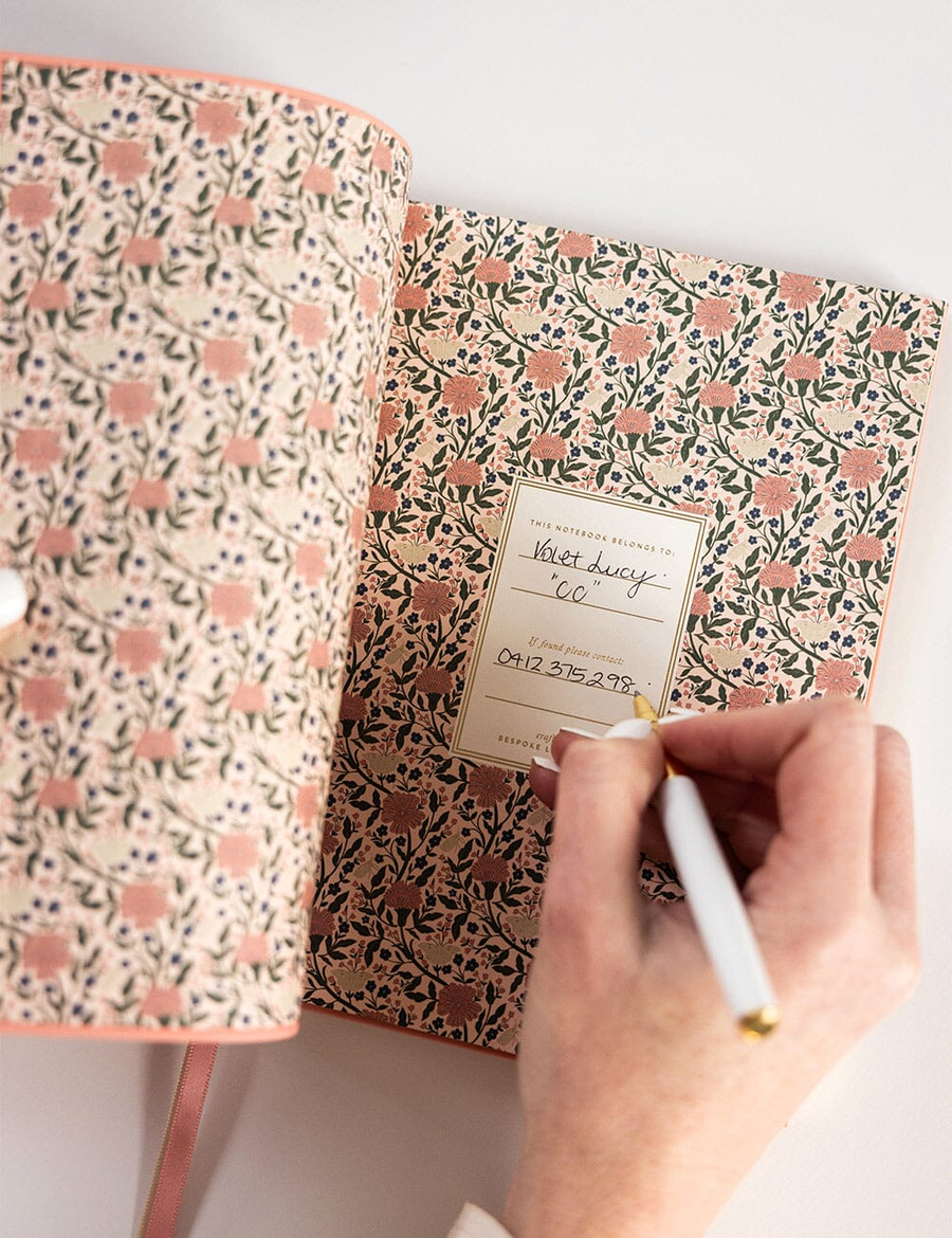 Bespoke Letterpress - Parfait Soft Cover Leather Notebook (Lined)