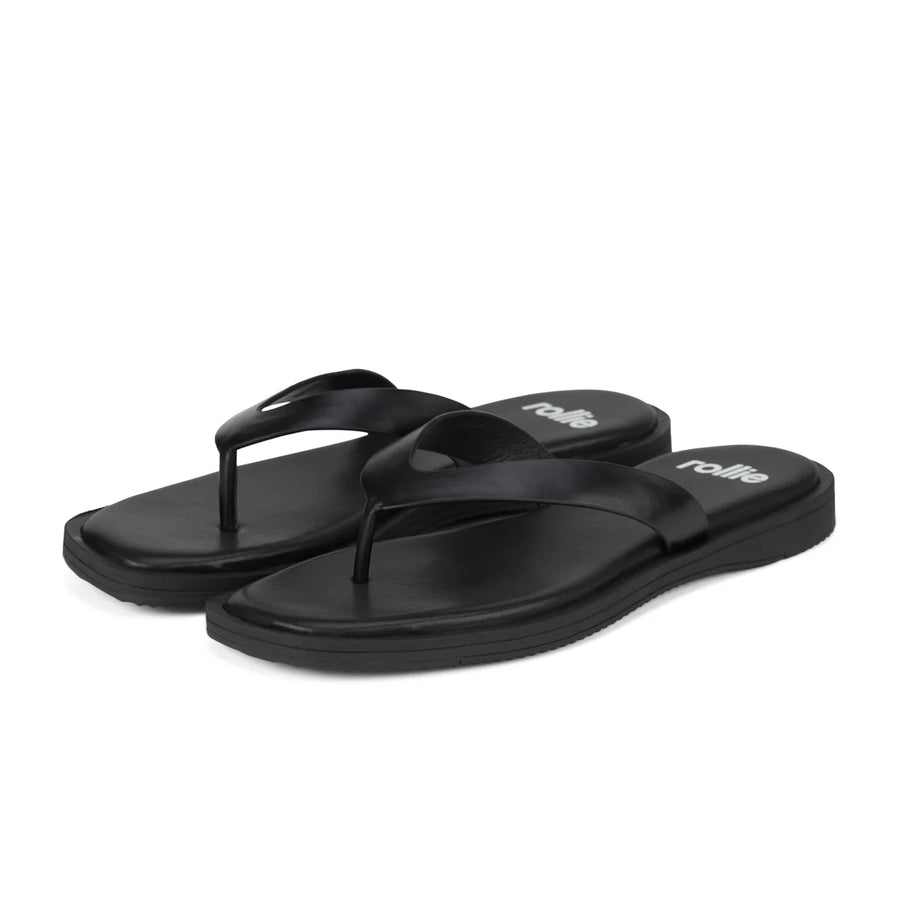 Rollie - Square Toe Thong - All Black