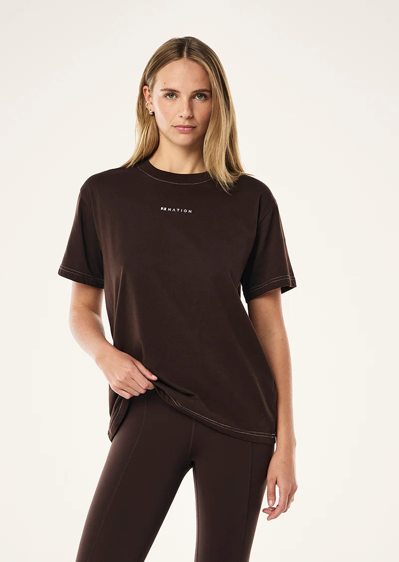 P.E Nation - Shift Tee - Espresso