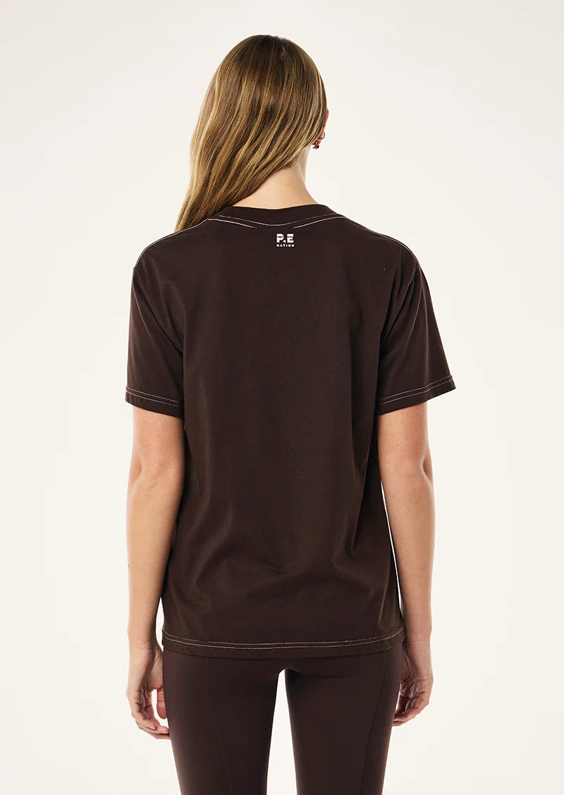 P.E Nation - Shift Tee - Espresso
