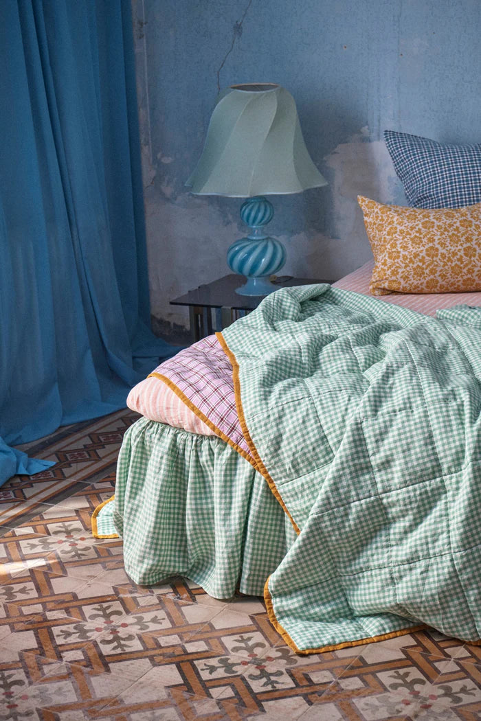 Society of Wanderers - Pesca Stripe Fitted Sheet - Queen