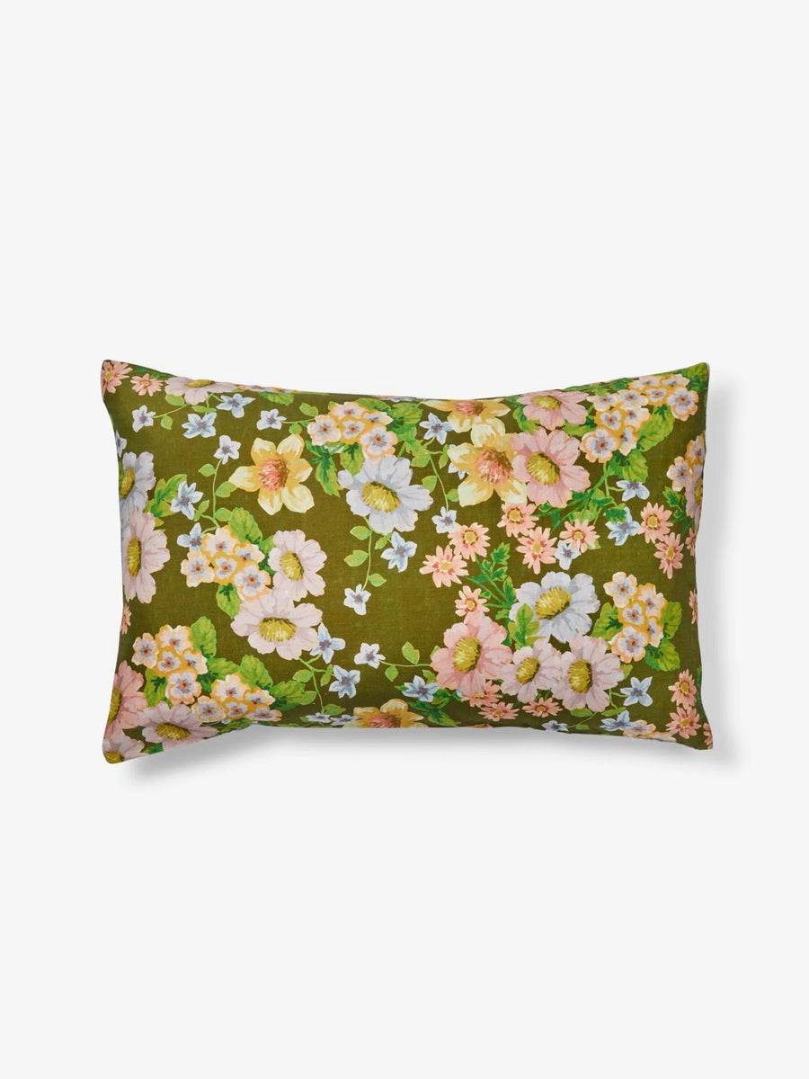 Bonnie & Neil - Buttercup Olive - Standard Pillowcases (Set Of 2)