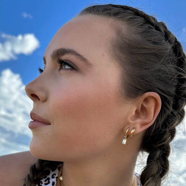 Ever Jewellery - Luxe Drop Huggie Earrings