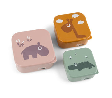 Done by Deer - Snack Box 3 Piece Set - Powder