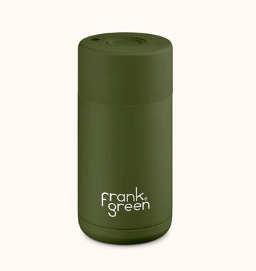 Frank Green - 12oz Ceramic Reusable Cup - Khaki